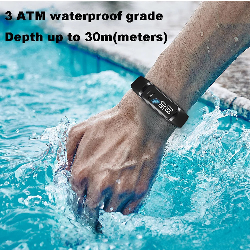 AMOLED Smartwatch Body Temperature Monitor Fitness Clock Sports 3ATM Waterproof Men Smart Watch Band for Women IOS Android 2026