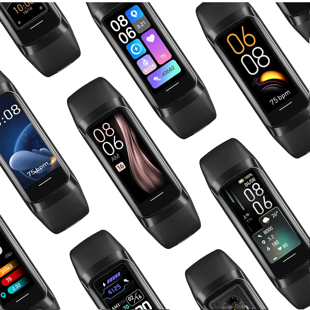 AMOLED Smartwatch Body Temperature Monitor Fitness Clock Sports 3ATM Waterproof Men Smart Watch Band for Women IOS Android 2026