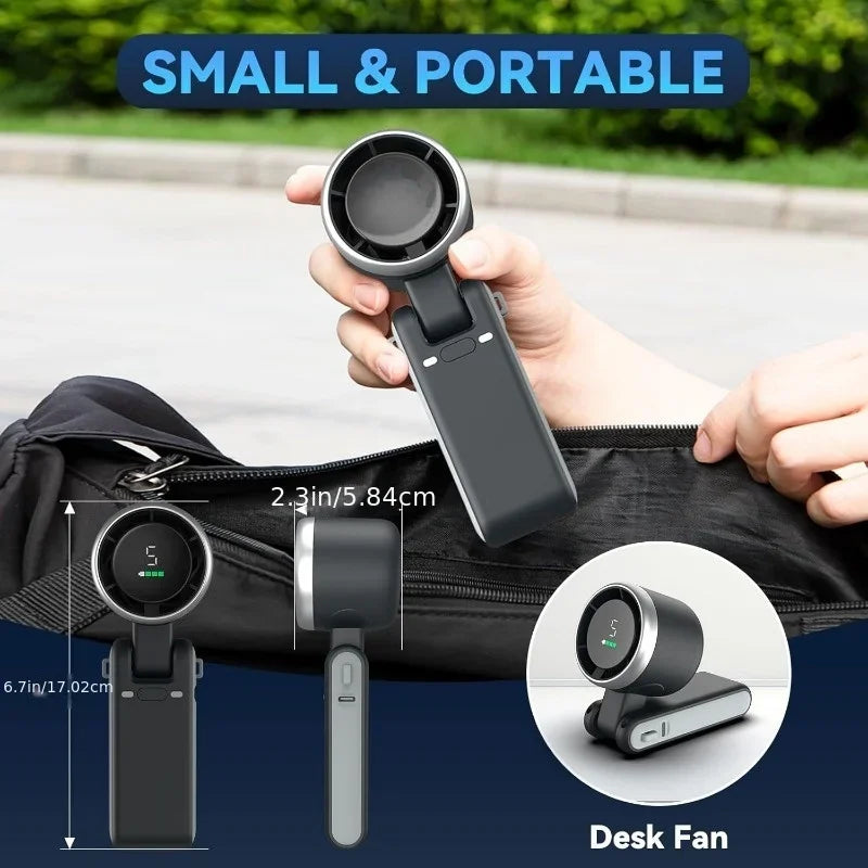 Rechargeable Lithium Battery USB Charging Travel Mini Fan