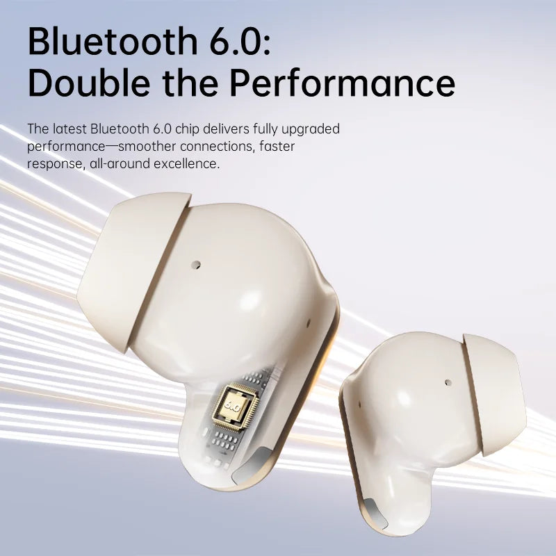 MINI550-Wireless Headphones, High-Fidelity Stereo Headphones, With Noise Cancellation Feature and LED Display, Mini Headphones